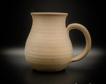 Personalisierter Steingutbecher mit individueller Gravur, 237-325 ml, handgefertigtes Keramikgeschenk, #2025-008