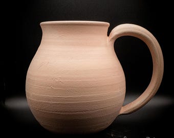Handgefertigter Steingutbecher, individuelle Glasur (Farbe wählbar), ab 700 ml, auf Bestellung gefertigt, Artikelnummer 2025-057