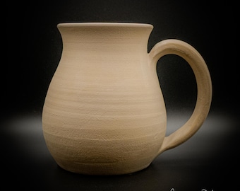 Personalisierter Steingutbecher mit individueller Gravur, 473-567 ml, handgefertigtes Keramikgeschenk, #2025-065