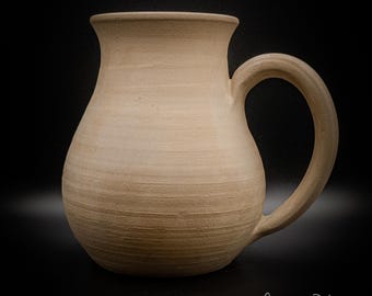 Personalisierter Steingutbecher mit individueller Gravur, 473-567 ml, handgefertigtes Keramikgeschenk, #2025-048