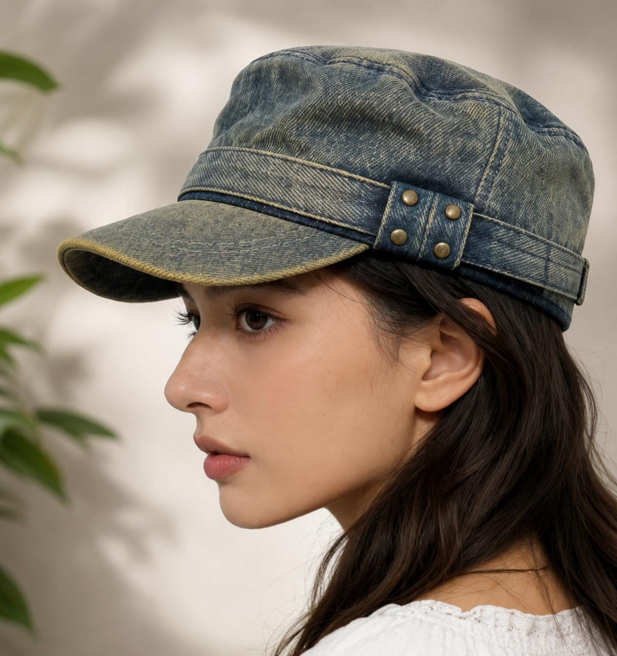 Y2k Denim Hat - Etsy