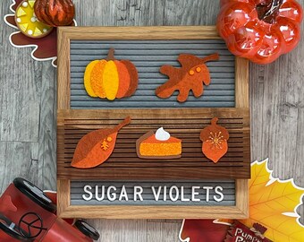 Pumpkin Spice Fall Letter Board Accessories