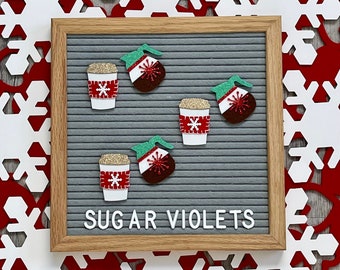 Accessoires de Noël pour tableau à lettres