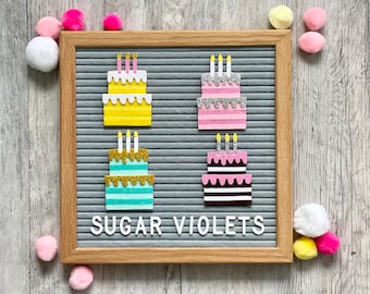 Customizable Cake Letter Board Icon