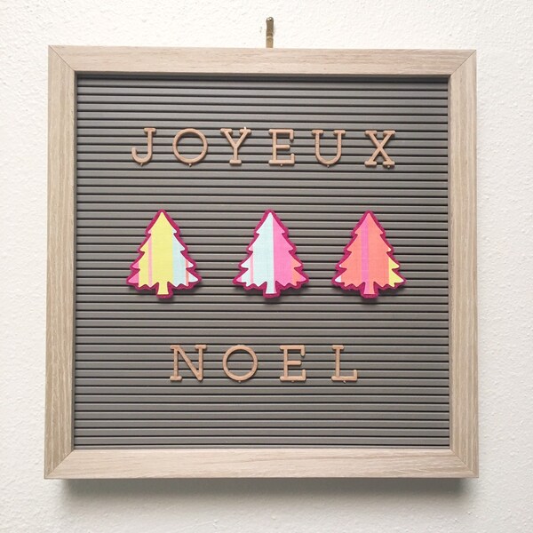 Christmas Letter Board Accessories, Pink Christmas Tree Letter Board Decor,  Winter Letter Board Icons