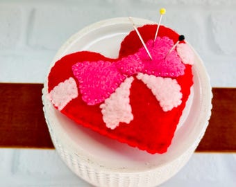 Valentine’s Heart Pin Cushion