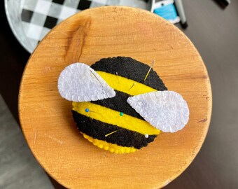 Felt Bee Mini Pincushion