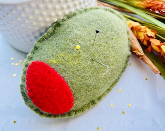 Green Olive Pin Cushion