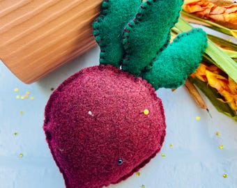 Beetroot Pin Cushion