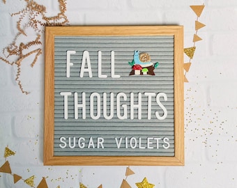 Fall Snail Letter Board Icon
