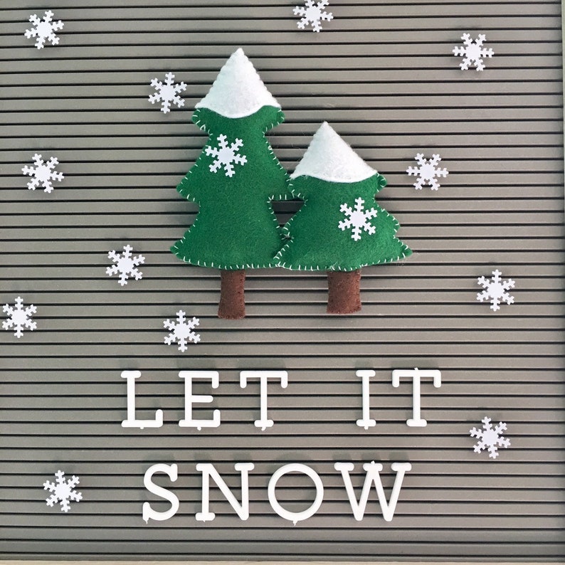 Christmas Tree Letter Board Icon and Accessory Etsy