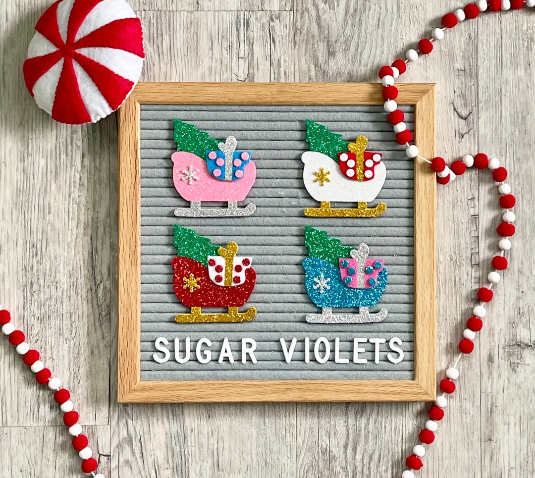 Letter R Sleigh Santa Sleigh Letter Board Accessory - Etsy
