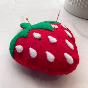 Felt Strawberry Pincushion