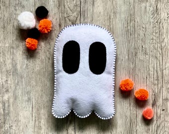 Mini Ghost Throw Pillow