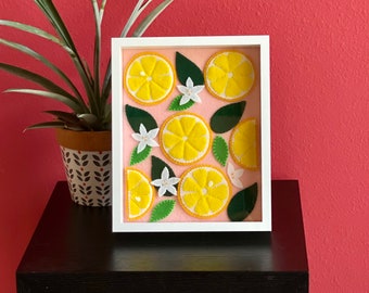 Lemons Framed Art