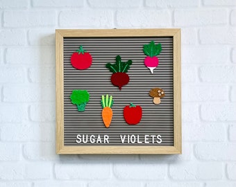 Vegetable Letter Board Accessories