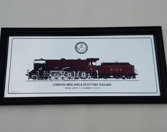 Vintage London Midland and Scottish Railway Royal Scot 3 Cylinder 4-6-0