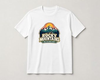 Rocky Mountain Road Trip Graphic Tee, Unisex Shirt, Travel Gift