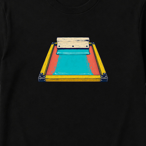 Screen Printing T-Shirt, Squeegee Press Operator Tee, Printmaker Gift