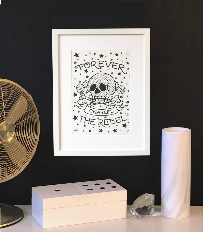 Forever in Love Tattoo embellished print