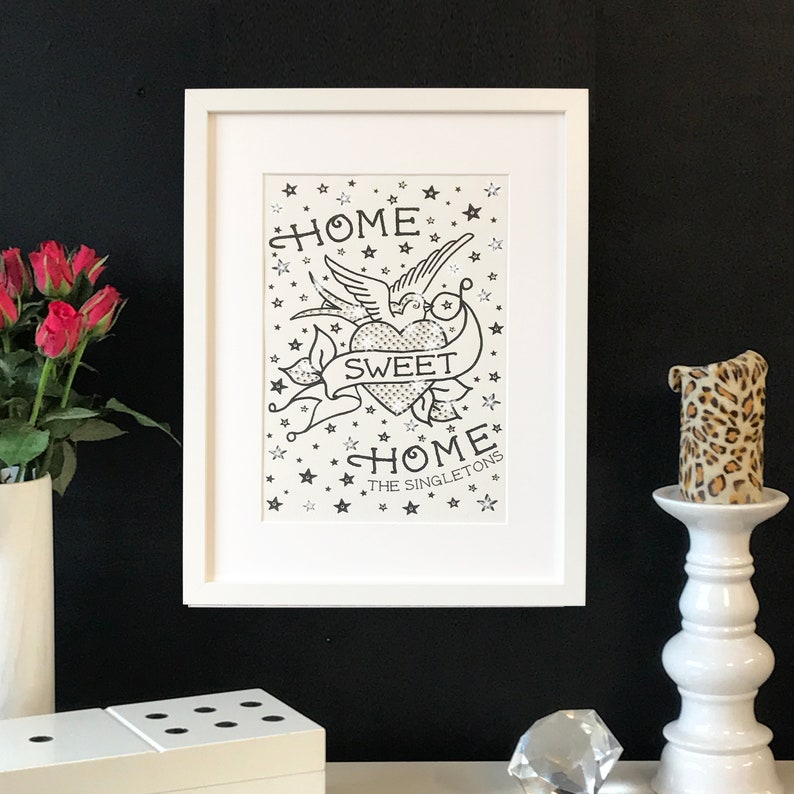 Forever in Love Tattoo embellished print