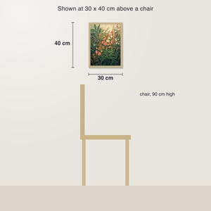 Digitaler Kunstdruck Familien Geburtstagskalender, Botanisches Gouache Poster, Perpetual Birthday Board, Sofort Download Druckvorlage image 4
