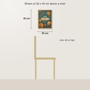 Ehegelübde Druck Vorlage Sofortdownload PDF Rankenmotiv Olivengrün Hochzeitsdeko image 4
