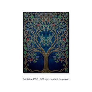 Digitale Vorlage Hochzeits Fingerabdruckbaum Gästebuch Poster zum Selbstdrucken PDF zdjęcie 6