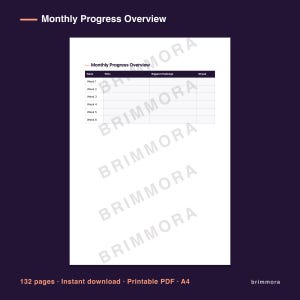 Undated ADHD Daily Planner Printable, Time Blocking and Task Breakdown Pages for Adults, PDF image 6