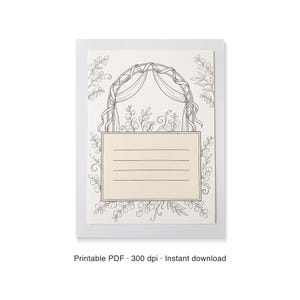Wedding Weekend Itinerary Sign for Guest Bags, Printable pdf Poster 30 x 40 cm, Custom Wedding Day Schedule image 7