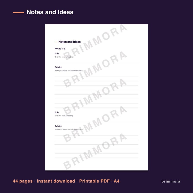 Freelance Planner with Retainer Tracker Client Log Printable PDF zdjęcie 6