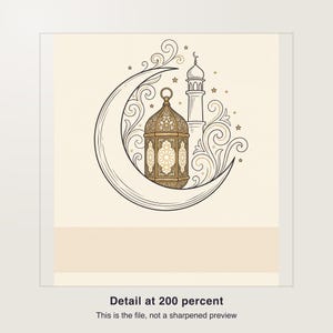 Impresión personalizada con el nombre de la familia para Ramadán, letrero personalizado de Eid Mubarak, decoración islámica para el hogar, PDF imprimible de 30 x 40 cm. imagen 3