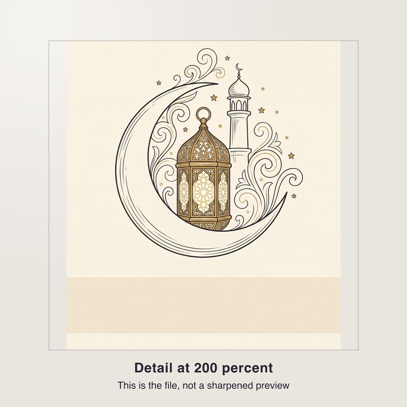 Impresión personalizada con el nombre de la familia para Ramadán, letrero personalizado de Eid Mubarak, decoración islámica para el hogar, PDF imprimible de 30 x 40 cm. imagen 3