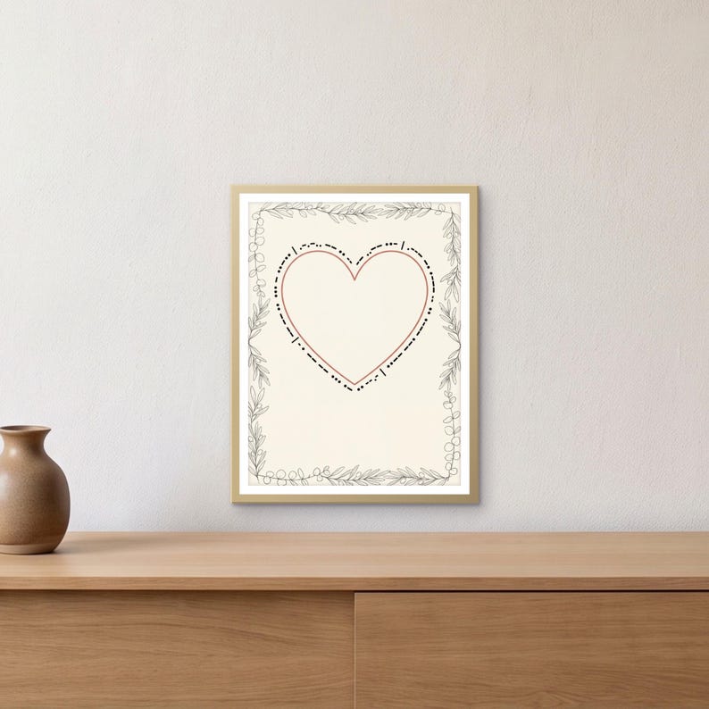 Custom Morse Code Print, Personalized Name and Date Wedding Anniversary Poster, Printable PDF 30 x 40 cm image 1