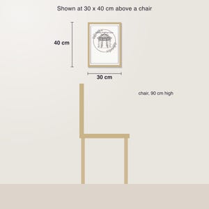custom wedding venue illustration print, personalized venue sketch from photo, printable PDF 30 x 40 cm image 4
