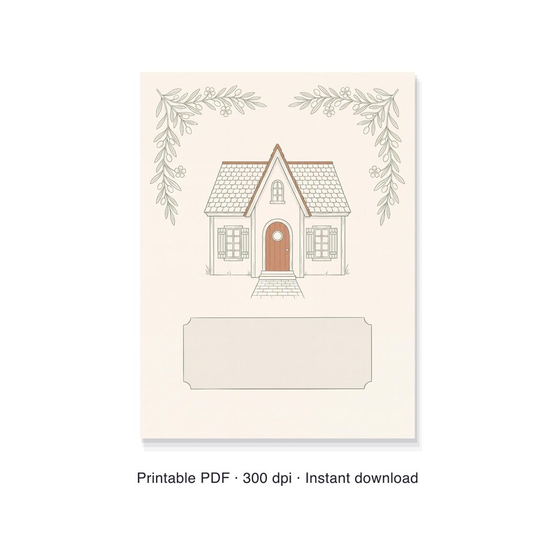 Personalized House Blessing Print, Home Wall Art with Family Name and Move In Date, New Home Prayer Print, Jewish Home Blessing image 6