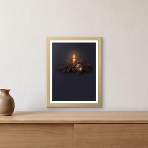 first christmas in heaven print personalized, memorial christmas poster with custom name, printable pdf 30 x 40 cm image 1