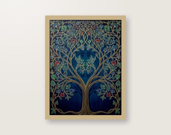 Digitale Vorlage Hochzeits Fingerabdruckbaum Gästebuch Poster zum Selbstdrucken PDF