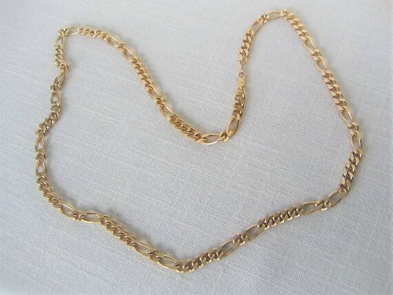 Gold Tone NECKLACE 29-inch Vintage 