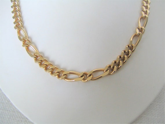 Gold Tone NECKLACE 29-inch Vintage 