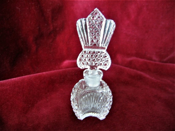 Vintage CZECH PERFUME BOTTLE / Dresser Bottle 192… - image 7