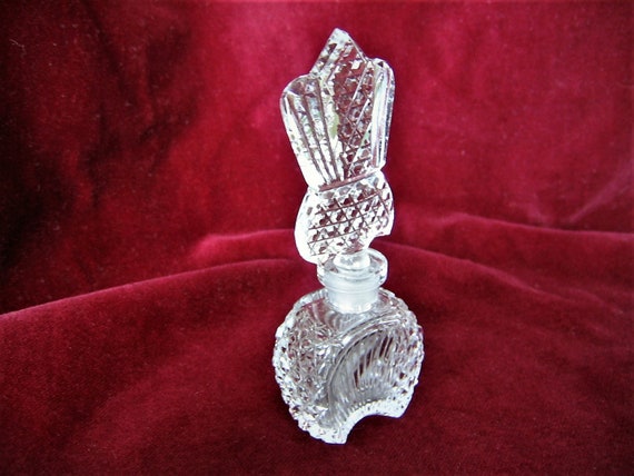 Vintage CZECH PERFUME BOTTLE / Dresser Bottle 192… - image 1