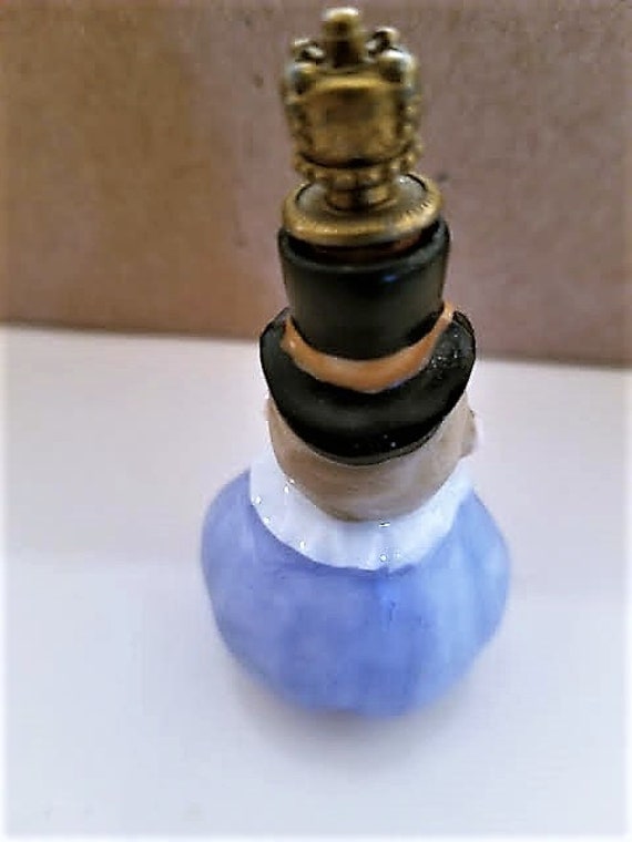Antique HEINZ CROWN TOP Figural Vintage Perfume B… - image 4
