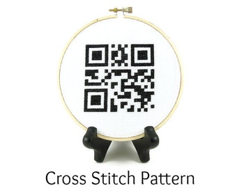 Home Sweet Home QR Code Cross Stitch Pattern