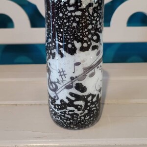 Music Notes Powerwash Glitter Tumbler