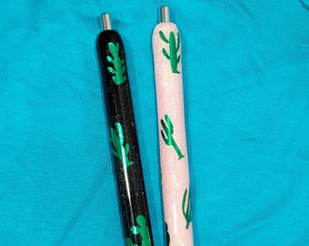 Cactus Glitter Gel Pen