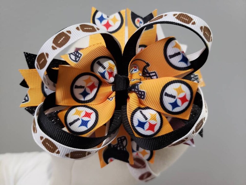 NFL Team Ribbon Bows Etsy