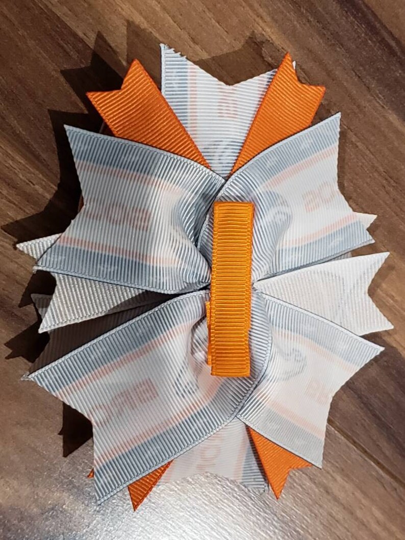 NFL Team Ribbon Bows Etsy