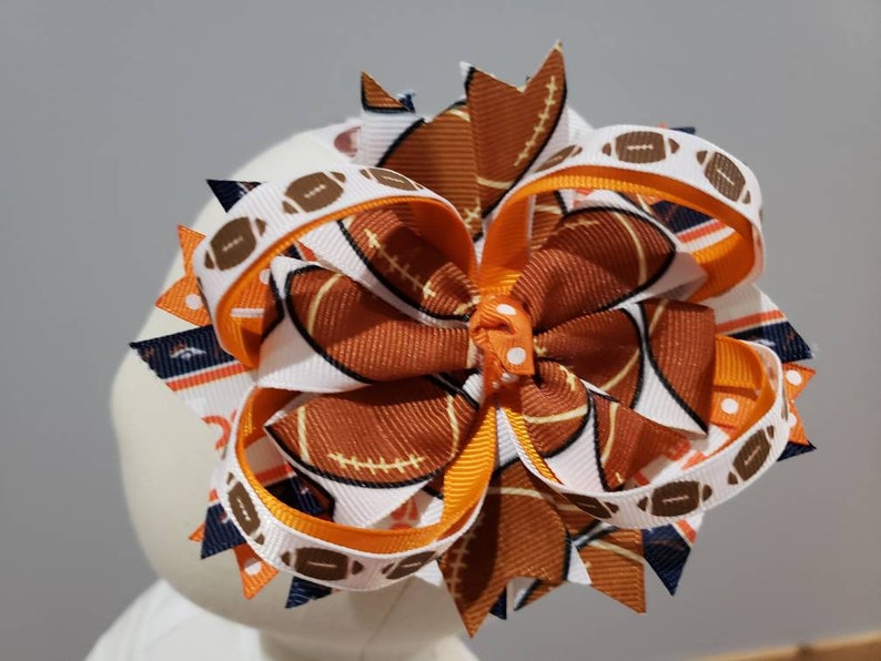 NFL Team Ribbon Bows Etsy