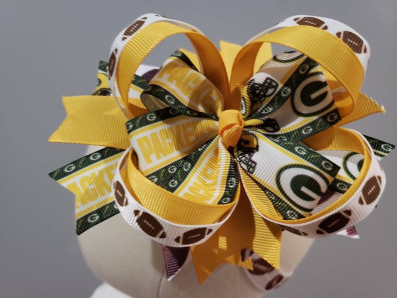 NFL Team Ribbon Bows Etsy